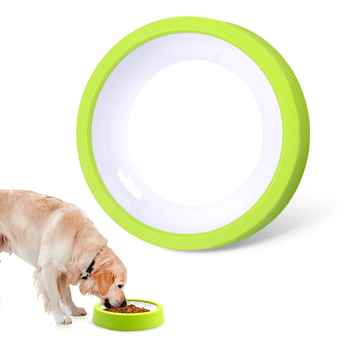 Slow-Feeder Puzzle Bowl — anti-gulping feeding control for dogs
