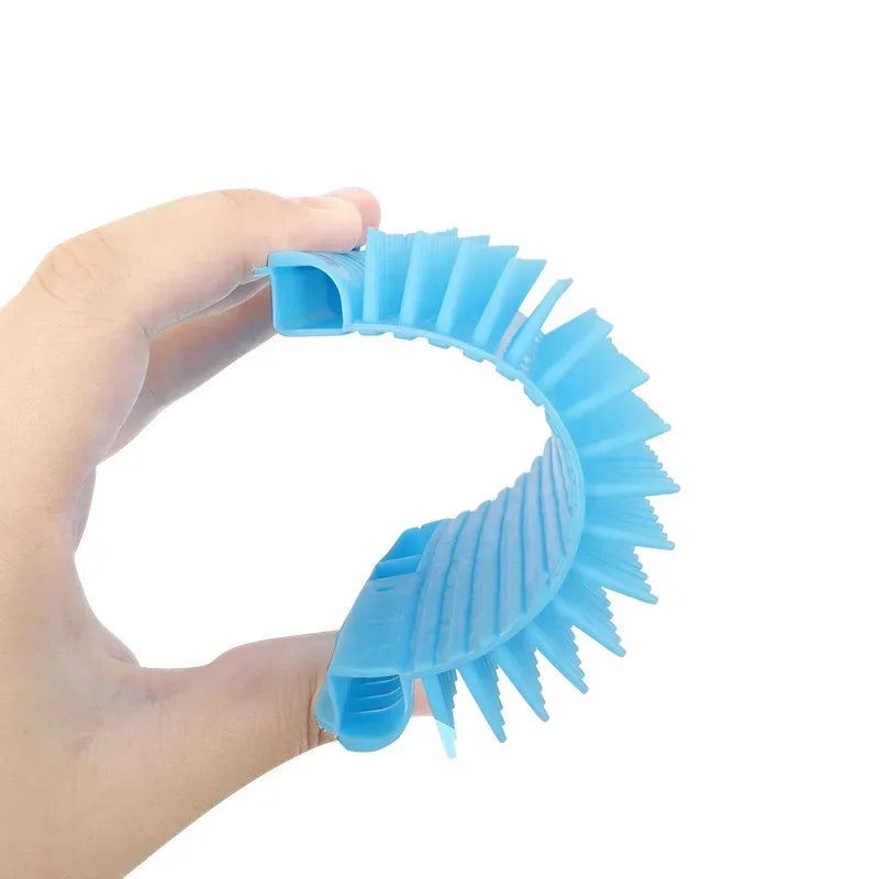 Cat Self-Groomer Corner Brush — hands-free wall corner grooming brush