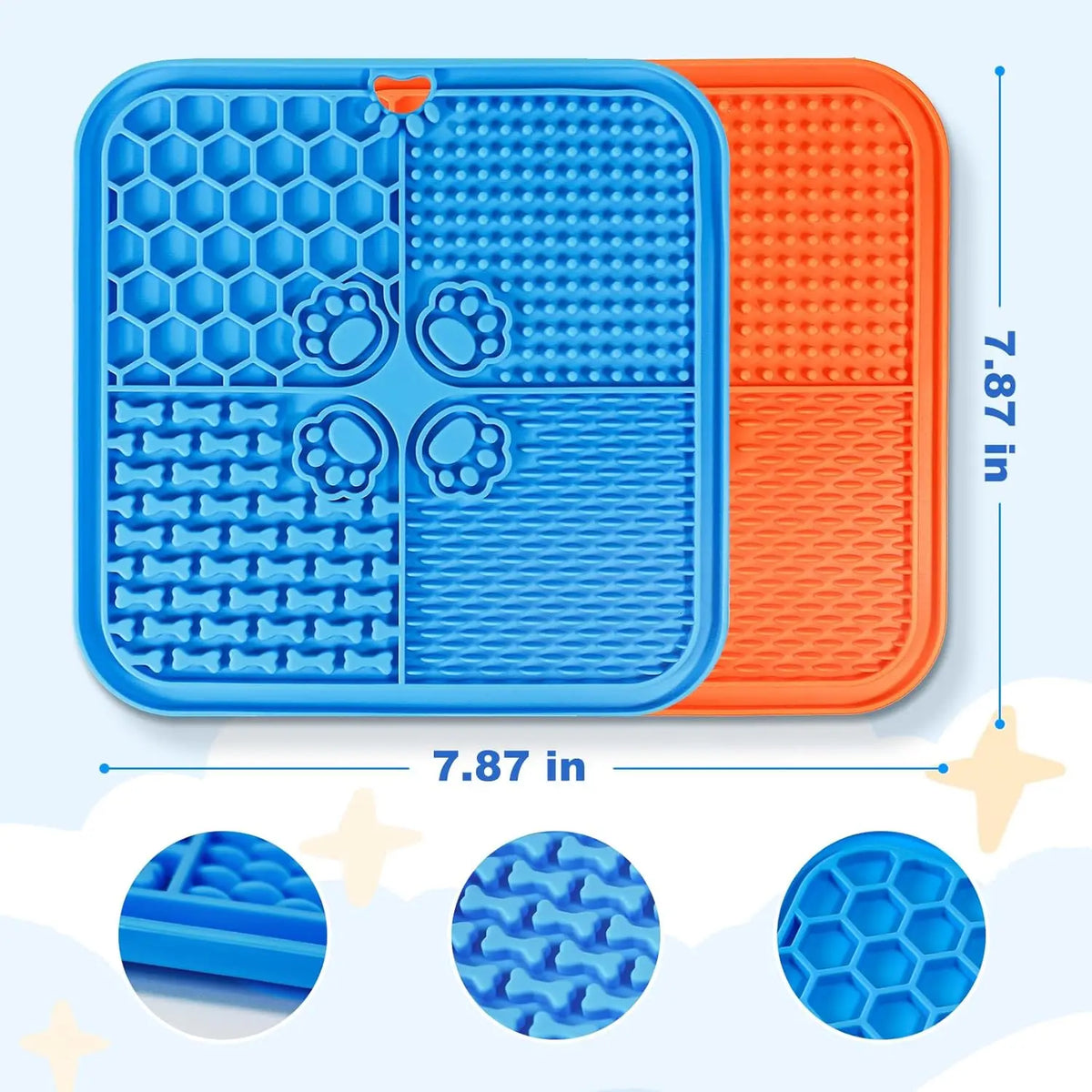 Calming Lick Mat — in use