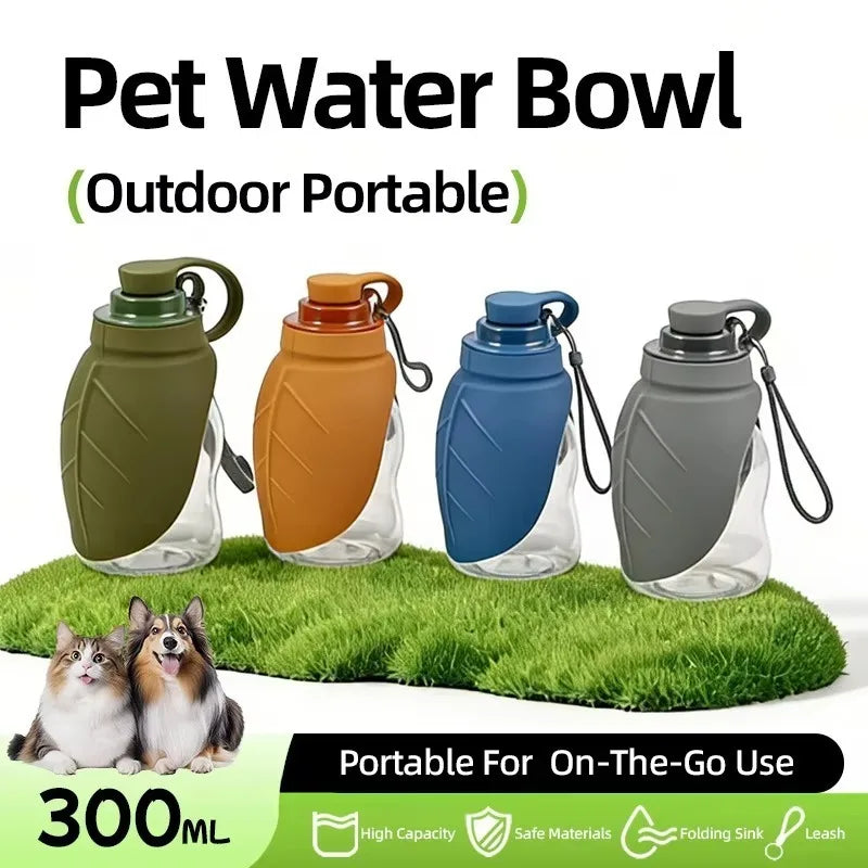 Collapsible Travel Water Bottle — portable hydration for dogs