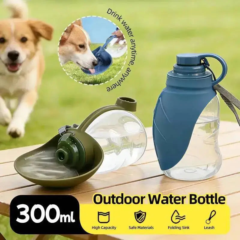 Collapsible Travel Water Bottle — portable hydration for dogs