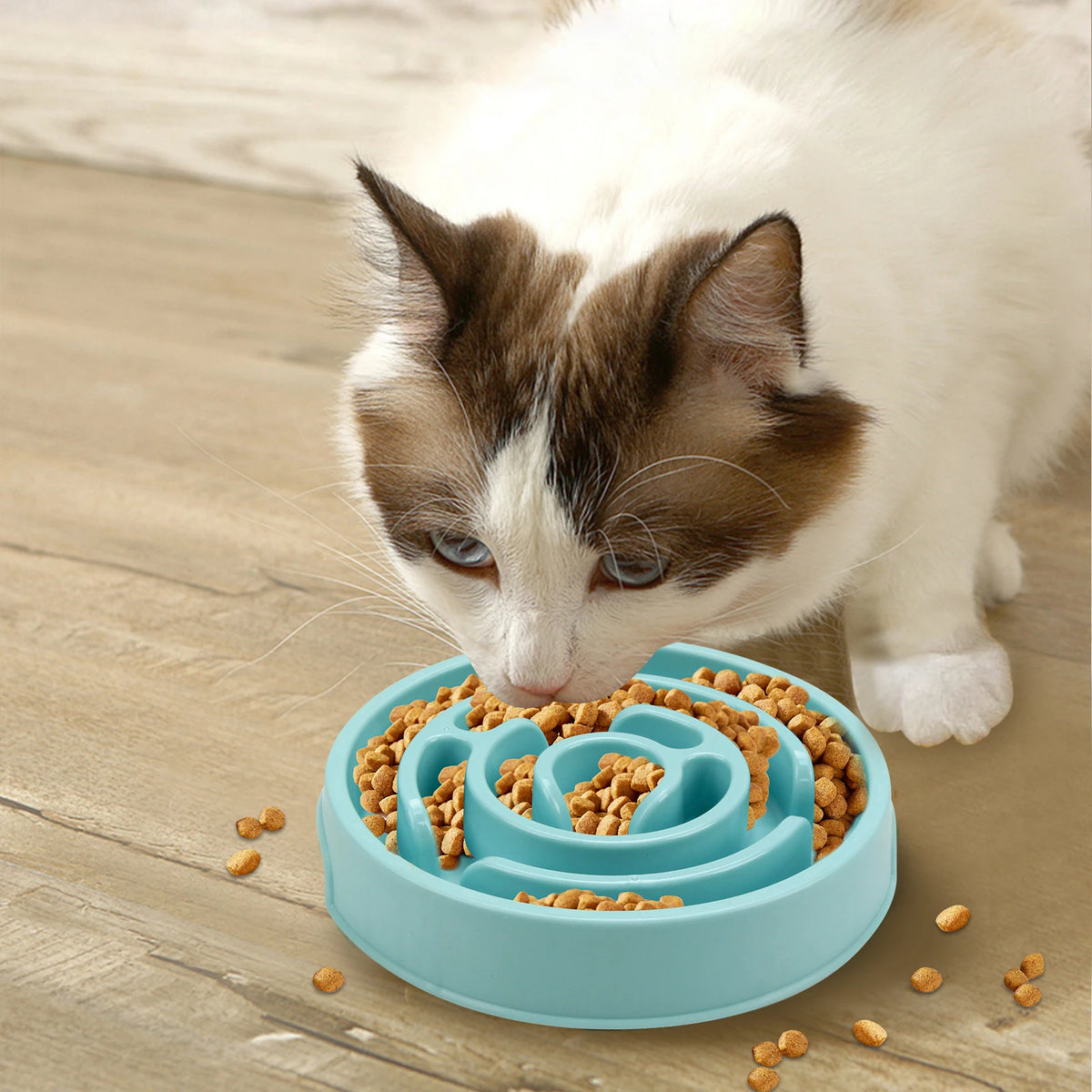Slow-Feeder Puzzle Bowl — anti-gulping feeding control for dogs